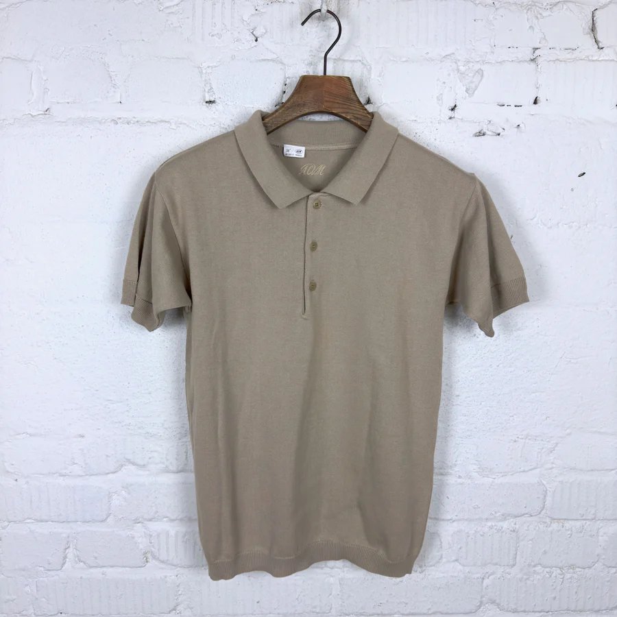 kns03ss short sleeve knit pol smoke beige
