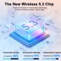 Wireless Bluetooth 5.3 Earbuds &acirc;�� ENC Mics, 40H Playtime, LED Case, IP7 Waterproof