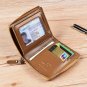 RFID Blocking Leather Wallet for Men &acirc;�� Anti-Theft Card Holder Case Clutch Short Wallet