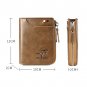 RFID Blocking Leather Wallet for Men &acirc;�� Anti-Theft Card Holder Case Clutch Short Wallet