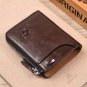 RFID Blocking Leather Wallet for Men &acirc;�� Anti-Theft Card Holder Case Clutch Short Wallet