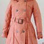 2011 NEW Prancing Leaves Ladies'double-breasted DOWN JACKET with Rex Rabbit Hair Collar&Hoody