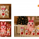 Bunny Nest Felt Family – Adorable Handmade Rabbit Set Soft, Cuddly & Perfect for Kids