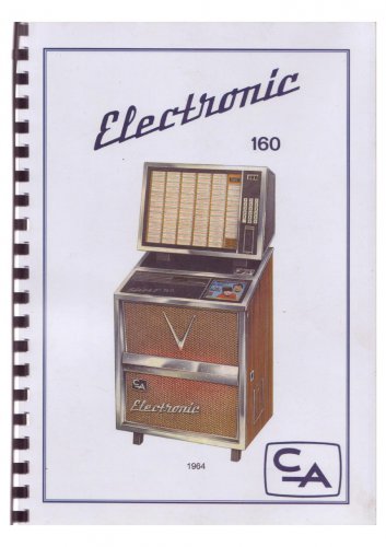 Canteen Electronic 160- Service Manual - Parts List - German