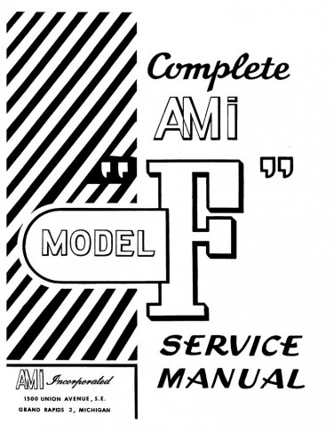 Ami - F Cabinet - Service Manual - F - R-145 Amplifier Schematic Workshop Manual -  Service Manual -