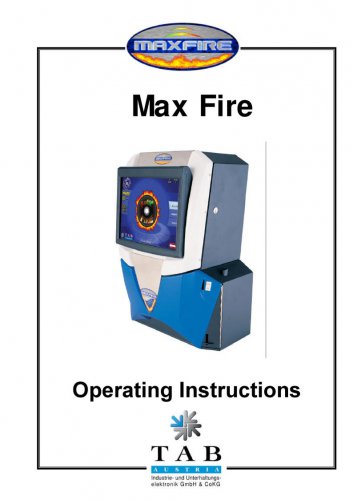 TAB Austria - Maxfire - Jukebox - User Manual - English