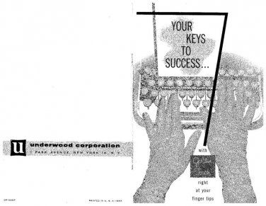 Underwood Golden Touch Typewriter Instruction Manual - User Manual - Complete User Guide