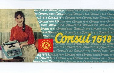 Consul 1518 Typewriter Instruction Manual - User Manual - Complete User Guide
