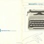 Remington Personal Riter 1968 Typewriter Instruction Manual - User Manual - Complete User Guide