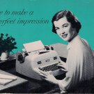 IBM Electric Typewriter Instruction Manual - User Manual - Complete User Guide