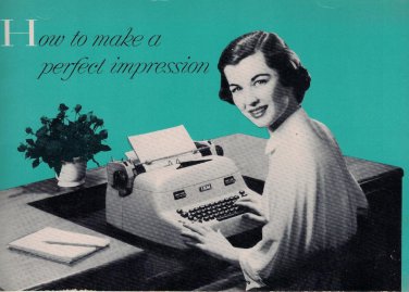 IBM Electric Typewriter Instruction Manual - User Manual - Complete User Guide
