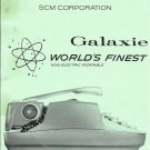 Smith Corona Galaxie  Typewriter Instruction Manual - User Manual - Complete User Guide