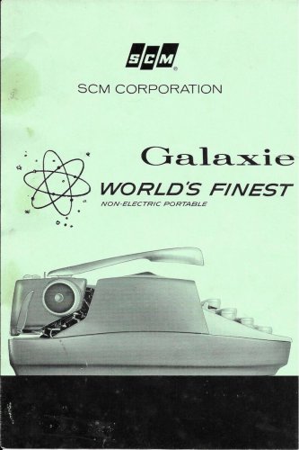 Smith Corona Galaxie  Typewriter Instruction Manual - User Manual - Complete User Guide