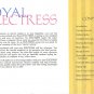 Royal Electress Typewriter Instruction Manual - User Manual - Complete User Guide