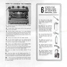 Imperial 200 Typewriter Instruction Manual - User Manual - Complete User Guide