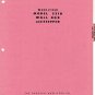 Wurlitzer - 5210 Wall Box -Stepper -  Service Manual - Parts Catalog - Repair Manual - English