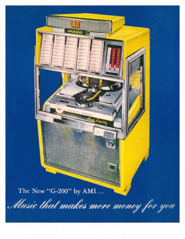 Ami - G-200 - Cabinet - X-200 - Model 900 - Service Manual - User Manual - Parts List - English