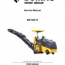 Bomag BM 500-15 - Service Manual - Repair Manual - Workshop Manual - English