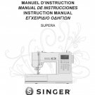 Singer F687C Supera Sewing Machine Instruction Manual - User Manual - Complete User Guide - English 
