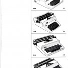 Addo 822, 732, 841, and 621  Typewriter Instruction Manual - User Manual - Complete User Guide