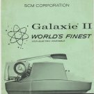 Smith Corona-Galaxie-II Typewriter Instruction Manual - User Manual - Complete User Guide
