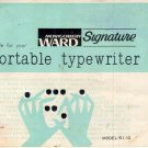 Signature 511D Typewriter Instruction Manual - User Manual - Complete User Guide