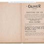 Oliver Portable Typewriter Instruction Manual - User Manual - Complete User Guide