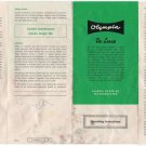 Olympia De Luxe Typwriter Instruction Manual - User Manual - Complete User Guide