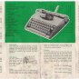 Olympia De Luxe Typwriter Instruction Manual - User Manual - Complete User Guide
