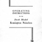 Remington Noiseless 7 Typewriter Instruction Manual - User Manual - Complete User Guide