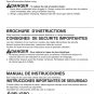 Singer 3400 Sewing Machine Instruction Manual - User Manual - Complete User Guide - English - French