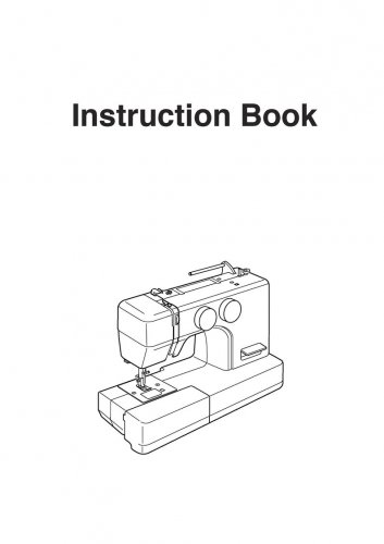 Janome 5812 Sewing Machine Instruction Manual - User Manual - Complete User Guide