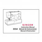 Singer 5554 Sewing Machine Instruction Manual - User Manual - Complete User Guide - English - French