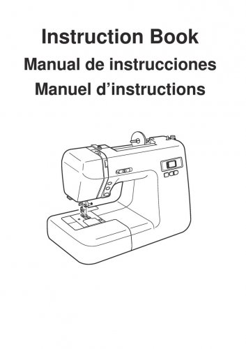 Janome DC2014 Sewing Machine Instruction Manual - User Manual - Complete User Guide