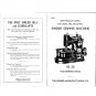 Singer 92-20 Sewing Machine Instruction Manual - User Manual - Complete User Guide - English