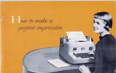 IBM Executive Typewriter Instruction Manual - User Manual - Complete User Guide