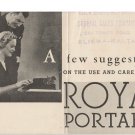 Royal Model O Typewriter Instruction Manual - User Manual - Complete User Guide
