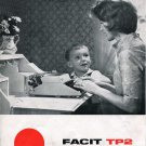 Facit TP2 Typewriter Instruction Manual - User Manual - Complete User Guide