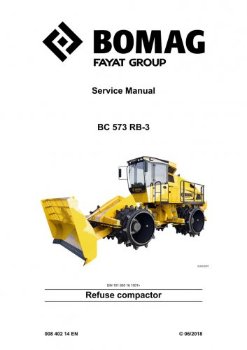 Bomag BC 573 RB-3 - Service Manual - Repair Manual - Workshop Manual - English