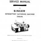 Singer-246k46-Service-Manual Repair Manual - English