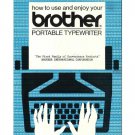 Brother Echelon 66Typewriter Instruction Manual - User Manual - Complete User Guide