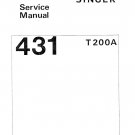 Singer-431T200A-Service-Manual-Service-Manual- Repair Manual - English
