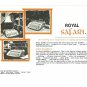 Royal Safari Typewriter Instruction Manual - User Manual - Complete User Guide