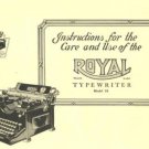 Royal 10 Typewriter Instruction Manual - User Manual - Complete User Guide