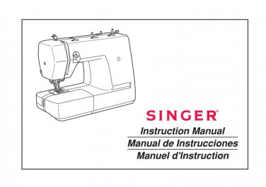 Singer 1732 Sewing Machine Instruction Manual - User Manual - Complete User Guide - English - French