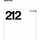 Singer-212U141A-Service-Manual- Repair Manual - English