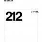 Singer-212U141A-Service-Manual- Repair Manual - English