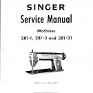 Singer-281-1-Singer-281-3-Singer-281-21-Service-Manual Repair Manual - English