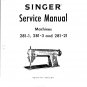Singer-281-1-Singer-281-3-Singer-281-21-Service-Manual Repair Manual - English