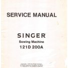 Singer-121D200A-Service-Manual- Repair Manual - English